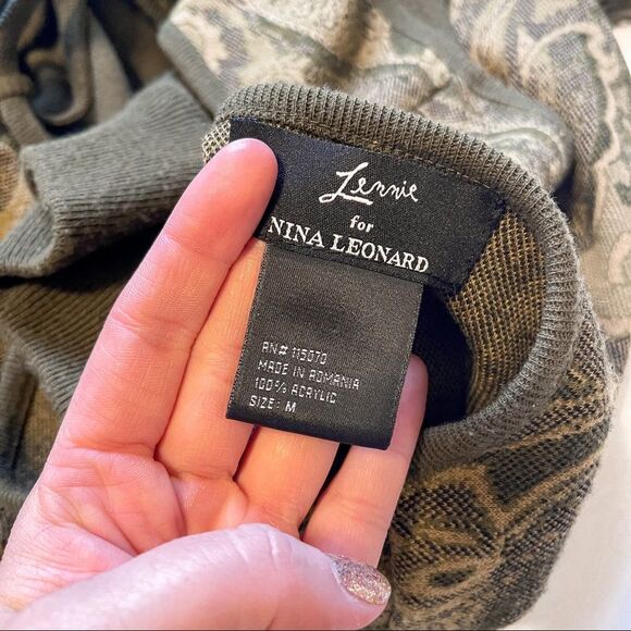 Vintage 90s Mock Neck Sweater Dress Size M - Picture 6 of 8